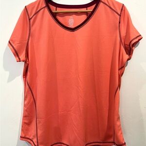 Women's Orange Athletic Top